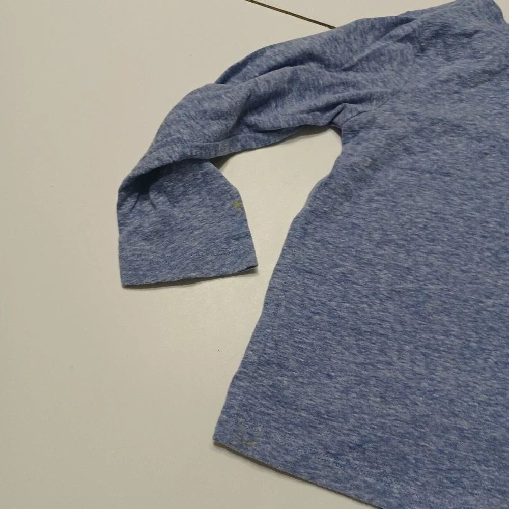 The Childrens Place T-Shirt Boys 3T Blue Tricera-Boss Long Sleeve Crew Neck Tee